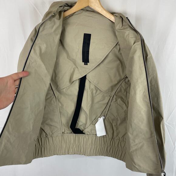 Nike ESC Every Stitch Considered Full Zip Hooded Jacket Khaki DC1075-277 Size XS - Picture 4 of 12